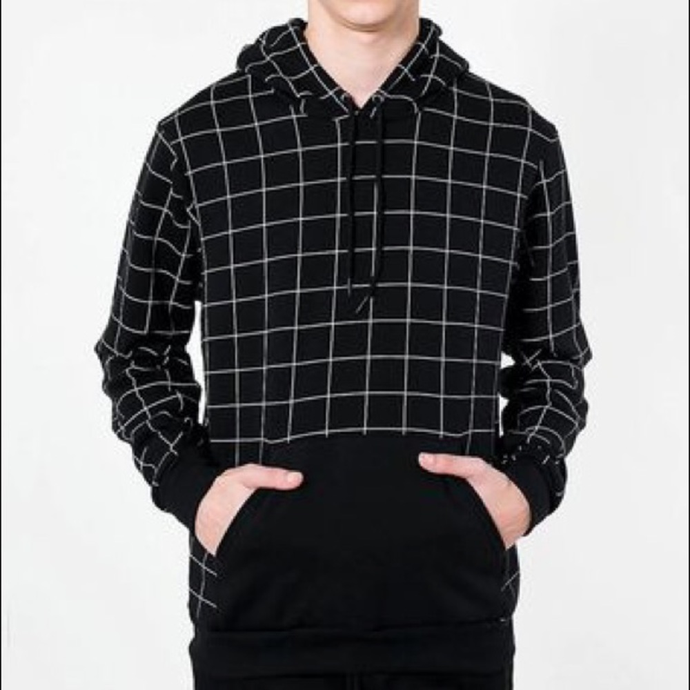 American Apparel Grid Hoodie
